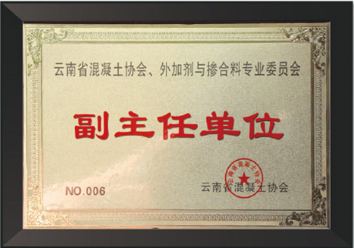 云南省混凝土协会、外加剂与掺合料专业委员会